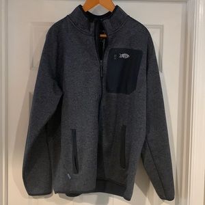 AFTCO blue heathered mens jacket XL